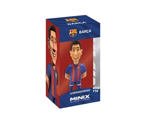 Figurer - MINIX FC Barcelona: Lewandowski Figure 12 cm - MNX12015