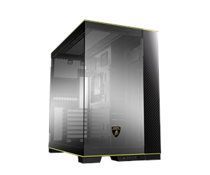 Kabinett - Lian Li O11D EVO RGB - Automobili Lamborghini Edition - Kabinett - Miditower - Svart - O11DERGBL