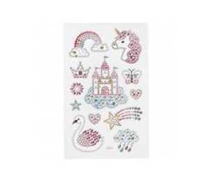 Kreative leker - Creativ Company Diamond Stickers Unicorn 1 Sheet - 284032