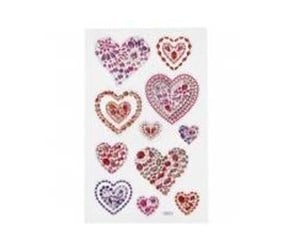 Kreative leker - Creativ Company Diamond Stickers Hearts 1 Sheet - 284039