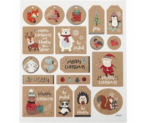 Kreative leker - Creativ Company Stickers Christmas 1 Sheet - 29045