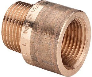 Beslag - Viega extension 1" x 30 mm silicium bronze - 357191