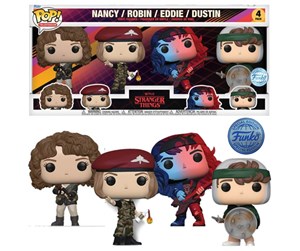 Reklameartikler - Funko! - POP 4PK EXCL Stranger Things S4 - Figur - 77214