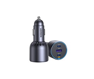 Mobil - Adaptere og ladere - UGREEN 75w 3-Port Fast Car Charger - 35024