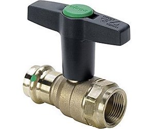 Trykkrør & Beslag - Viega Easytop ball valve 15 mm x 1/2'' Socket/socket Silicon bronze - 746759