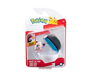 Pokemon - Pokemon CLIP N GO JIGGLYPUFF AND MOON BALL - PKW3627