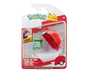 Pokemon - Pokemon CLIP N GO BULBASAUR WITH POKE BALL - PKW3634