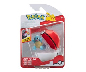 Pokemon - Pokemon CLIP N GO SQUIRTLE WITH POKE BALL - PKW3636