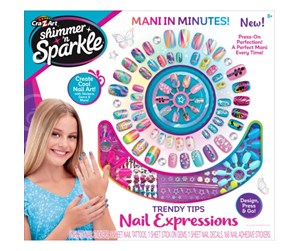 Lekesett - Shimmer n Sparkle  TRENDY TIPS NAIL EXPRESSIONS - 65610S