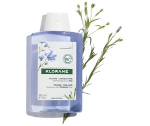 Hårpleie - Klorane Volume Shampoo With Organic Flax - 3282770147292