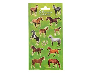 Kreative leker - Totum Sticker sheet Horses - 100472