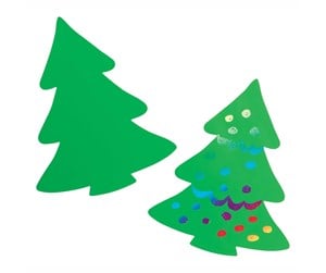 Kreative leker - Colorations - Scratch Card Christmas Tree Set of 36 - CHSDTREE