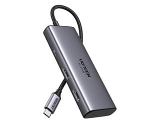 Dokkingstasjon - UGREEN Revodok 206 6-in-1 USB-C Hub - 15852