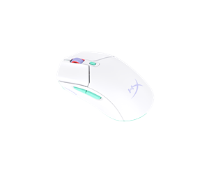 Mus - HyperX Pulsefire Haste 2 Core Wireless - Gaming mus - Optisk - 5 - Hvit - 8R2E7AA