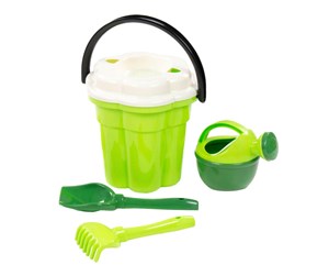 Utendørsleker - Cavallino Toys Cavallino Safari XL Classic Bucket Set with Watering Can Green 4 pcs. - 9509SF01