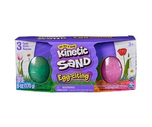 Kreative leker - Kinetic Sand Egg-citing 3 Pack - 6067680