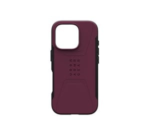 Mobil - Deksel og etui - UAG Civilian MagSafe - Bordeaux - iPhone 16 Pro - 114444119049