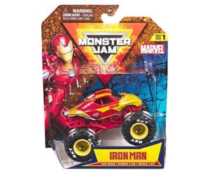 Leketøysbil - Monster Jam 1:64 Marvel Iron Man - 6071332