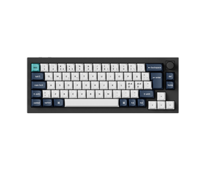 Tastatur - Keychron Q2 MAX - Knob Wireless Tri-Mode QMK/VIA - Gateron Jupiter Red - Gamingtastatur - Uten numpad - Nordisk - Svart - Q2M-M3