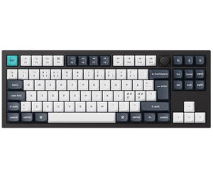 Tastatur - Keychron Q3 MAX 80% Knob Wireless Tri-Mode QMK/VIA - Gateron Jupiter Red - ND - Gamingtastatur - Uten numpad - Nordisk - Svart - Q3M-M1