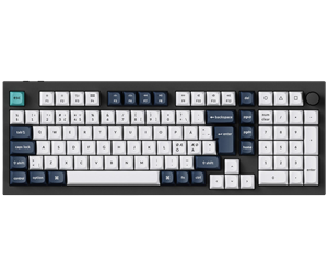 Tastatur - Keychron Q5 MAX 96% Knob Wireless Tri-Mode QMK/VIA - Gateron Jupiter Brown - Gamingtastatur - Nordisk - Svart - Q5M-M3