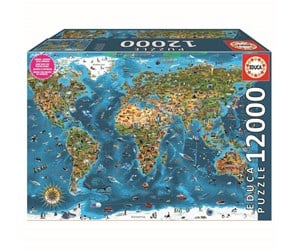 Puslespill - Educa 12000 Wonders of the World - 80-19057