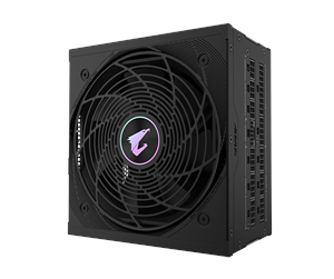 Strømforsyning (PSU) - GIGABYTE AORUS ELITE P1000W Strømforsyning (PSU) - 1000 Watt - 120 mm - ATX 3.0 - 80 Plus Platinum sertifisert - GP-AE1000PM PG5