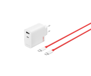 Mobil - Adaptere og ladere - OnePlus SUPERVOOC 80W Dual Ports GaN Power Adapter Kit - 5461100597