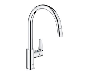 Blandebatterier og beslag - Grohe BauEdge Kitchen faucet with pull-out Chrome - 30536000