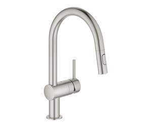 Blandebatterier og beslag - Grohe Minta Kitchen faucet with pull-out C-spout Supersteel - 32321DC2