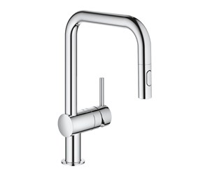 Blandebatterier og beslag - Grohe Minta Kitchen faucet with pull-out U-spout Chrome - 32322002