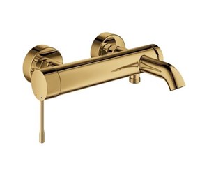 Blandebatterier og beslag - Grohe Essence One-lever faucet for tub & shower Polished Cool Sunrise - 33624GL1