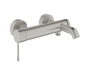 Blandebatterier og beslag - Grohe Essence One-lever faucet for tub & shower Supersteel - 33624DC1