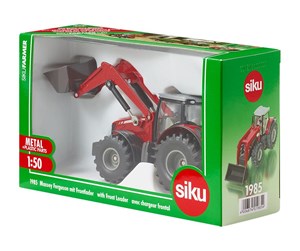 Leketøysbil - SIKU Farmer - Massey Ferguson With Front Loader - S-1985