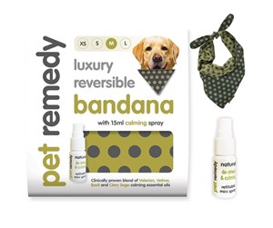 Hund - Pet Remedy Bandana Medium  +15 ml. spray - PR79961