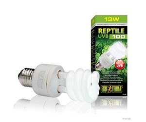 Reptiler - EXO TERRA PT2186 Reptile Heat Lamp UVB 13W E27 (1-Pack) - HPT2186