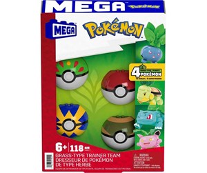 Pokemon - MEGA Pokémon Grass-Type Train Team (4 Poke Balls) - 973-2451