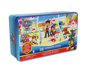 Puslespill - SM Games & Puzzles Paw Patrol Panora Puslespill 3 in 1 - 6070148