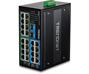 Switch/splitter - TRENDnet TI-PG262 26-Port Hardened Industrial Gigabit PoE+ DIN-Rail Switch - TI-PG262