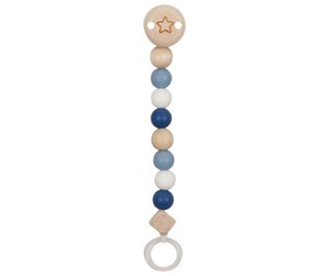 Babyutstyr - Goki Wooden Pacifier Chain Star - 65241