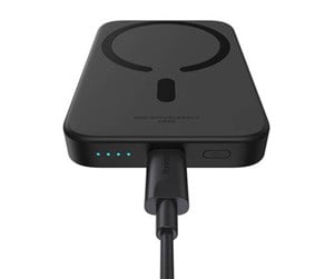 Nødlader - Joyroom Mini Wireless PowerBank 20W Baseus (black) Nødlader - Svart - 6000 mAh - P10059002113-00