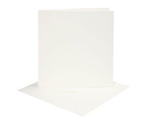 Leketøy - Creativ Company Cards and Envelopes Off-white 4 pcs. - 230542