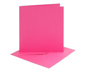 Leketøy - Creativ Company Cards and Envelopes Dark Pink 4 pcs. - 230548