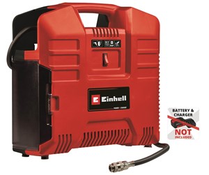 Verktøy - Einhell TE-AC 36/8 Li OF Set transportabel batteridrevet kompressor 2x18 V u/batteri og lader - 4020440