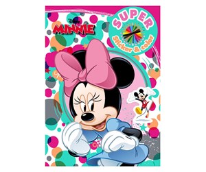 Hobbyartikler - Boek Specials Nederland BV Minnie Mouse Super Sticker & Color Coloring Book - 598501