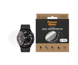 Smartklokke - Tilbehør - PanzerGlass Screen Protector Samsung Galaxy Watch6 Classic | 43mm - PANZER3685