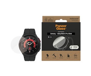 Smartklokke - Tilbehør - PanzerGlass Screen Protector Samsung Galaxy Watch 5 Pro 45mm - PANZER3676