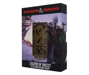 Reklameartikler - FaNaTtik - Dungeons & Dragons Limited Edition Legend of Drizzt 35th Anniversary Ingot - HAS-DUN33