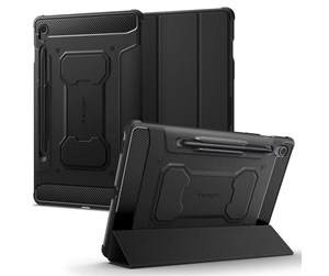 Nettbrett - Deksler og etui - Spigen Rugged Armor Pro for Samsung Galaxy Tab S9 FE 2023 - Black - ACS06857