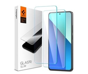 Mobil - Beskyttelsesglass - Spigen Glass tR Slim 2 Pack for Xiaomi Redmi Note 13 - AGL08295